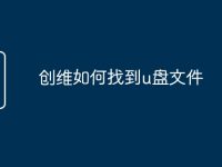 创维如何找到u盘文件-路由网