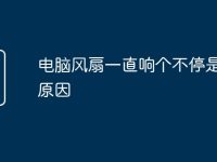 电脑风扇一直响个不停是什么原因-路由网