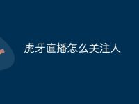 虎牙直播怎么关注人-路由网