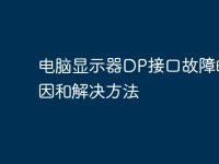电脑显示器DP接口故障的原因和解决方法-路由网