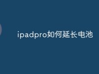 ipadpro如何延长电池-路由网