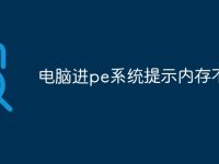 电脑进pe系统提示内存不足-路由网