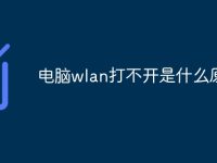电脑wlan打不开是什么原因-路由网