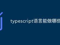 typescript语言能做哪些-路由网