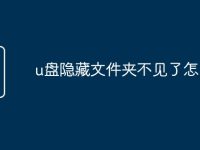 u盘隐藏文件夹不见了怎么办-路由网