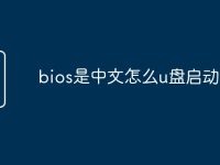 bios是中文怎么u盘启动-路由网