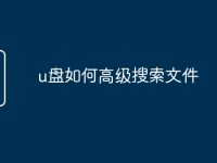 u盘如何高级搜索文件-路由网