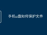 手机u盘如何保护文件-路由网