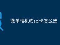 微单相机的sd卡怎么选-路由网