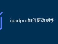 ipadpro如何更改刻字-路由网