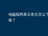 电脑版网易云音乐怎么下载歌曲？-路由网