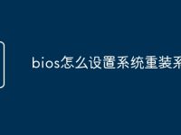 bios怎么设置系统重装系统-路由网