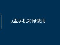u盘手机如何使用-路由网