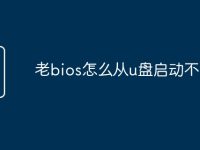 老bios怎么从u盘启动不了-路由网