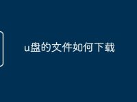 u盘的文件如何下载-路由网