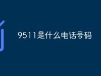 9511是什么电话号码-路由网