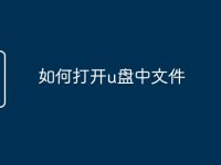 如何打开u盘中文件-路由网