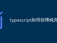 typescript如何获得纯文本-路由网
