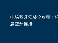 电脑蓝牙安装全攻略:轻松开启蓝牙连接-路由网