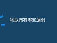 物联网有哪些漏洞-路由网
