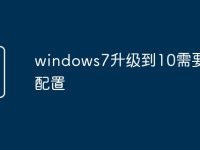 windows7升级到10需要什么配置-路由网