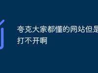 夸克大家都懂的网站但是怎么打不开啊-路由网