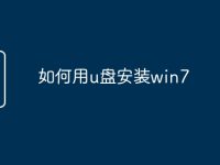 如何用u盘安装win7-路由网