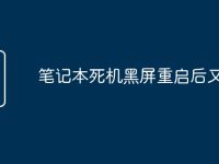 笔记本死机黑屏重启后又好了-路由网