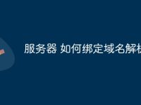 服务器 如何绑定域名解析-路由网