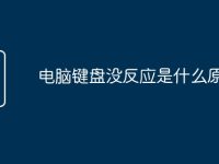电脑键盘没反应是什么原因-路由网
