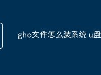 gho文件怎么装系统 u盘-路由网