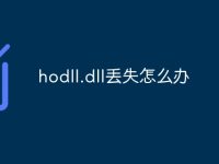hodll.dll丢失怎么办-路由网