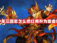少年三国志怎么把红将升为紫金将-路由网