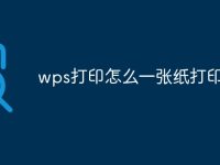 wps打印怎么一张纸打印两页-路由网