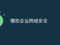 哪些企业网络安全-路由网