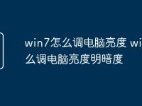 win7怎么调电脑亮度 win7怎么调电脑亮度明暗度-路由网