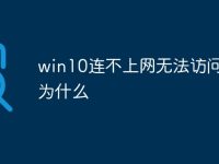 win10连不上网无法访问网页为什么-路由网