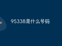 95338是什么号码-路由网