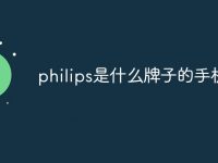 philips是什么牌子的手机-路由网