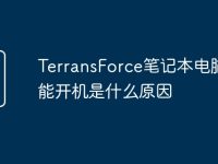 TerransForce笔记本电脑不能开机是什么原因-路由网