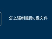 怎么强制删除u盘文件-路由网
