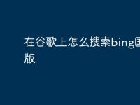 在谷歌上怎么搜索bing国际版-路由网
