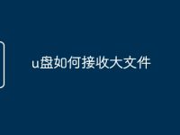u盘如何接收大文件-路由网