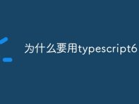 为什么要用typescript6-路由网
