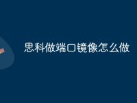 思科做端口镜像怎么做-路由网