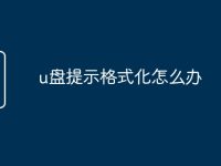 u盘提示格式化怎么办-路由网