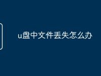 u盘中文件丢失怎么办-路由网