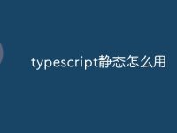 typescript静态怎么用-路由网