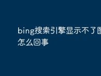 bing搜索引擎显示不了图片怎么回事-路由网