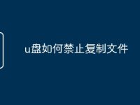 u盘如何禁止复制文件-路由网
